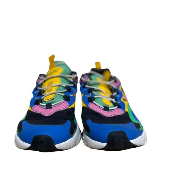 Nike Air Max 270 React CU4673-001  Athletic Shoes Sneakers Size 2.5Y - Picture 3 of 7